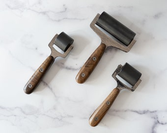 Leather Press Edge Roller | 35mm , 50mm, 100mm | Leather Roller | Leather Glue Laminating Roller | Leather Craft Tools