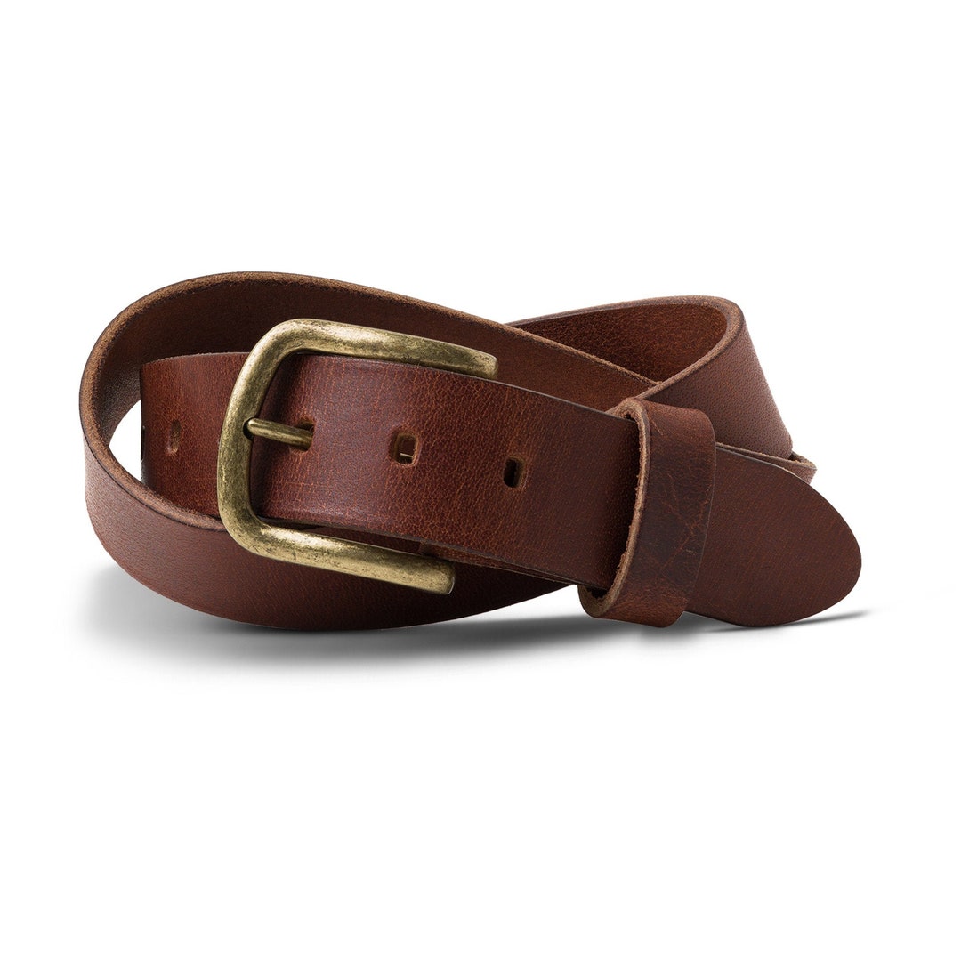 Mens Leather Belt Personalized Belt Buffalo Leather Belt - Etsy