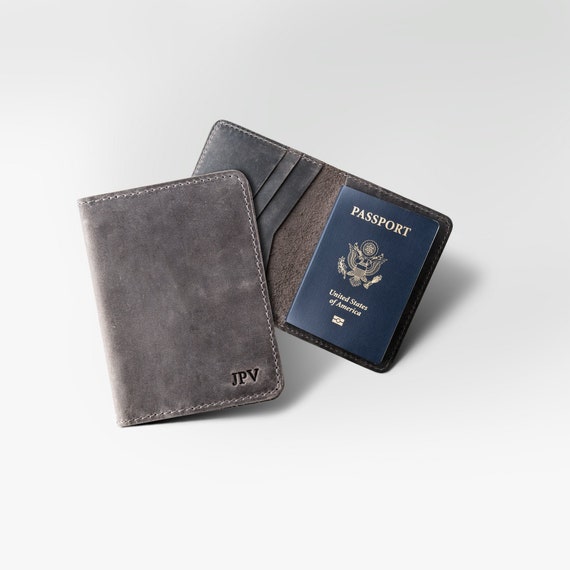 Personalized Passport Holder, Leather Passport Cover,Custom Travel