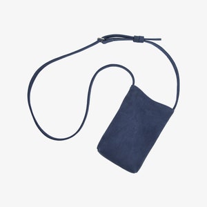 Pegai Leather Cellphone Crossbody Purse, Phone Case Wallets, Gifts for Her | Nest Blue
