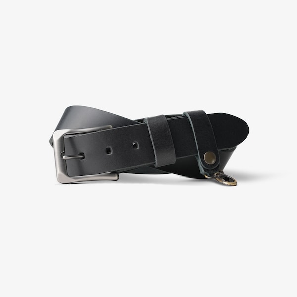 Heavy Duty Leather Belt | McKinney | Black