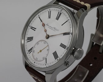 Reloj de matrimonio IWC International Watch Schaffhausen de 1911, movimiento 16j, calibre 53H6