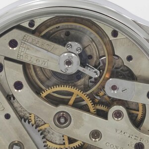 Geweldig herenhuwelijkshorloge met uurwerk Vacheron Constantin uit 1901 afbeelding 10