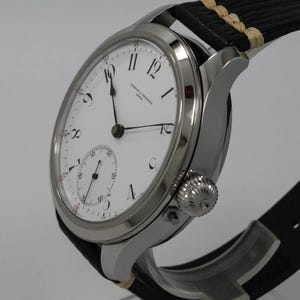 Geweldig herenhuwelijkshorloge met uurwerk Vacheron Constantin uit 1901 afbeelding 2