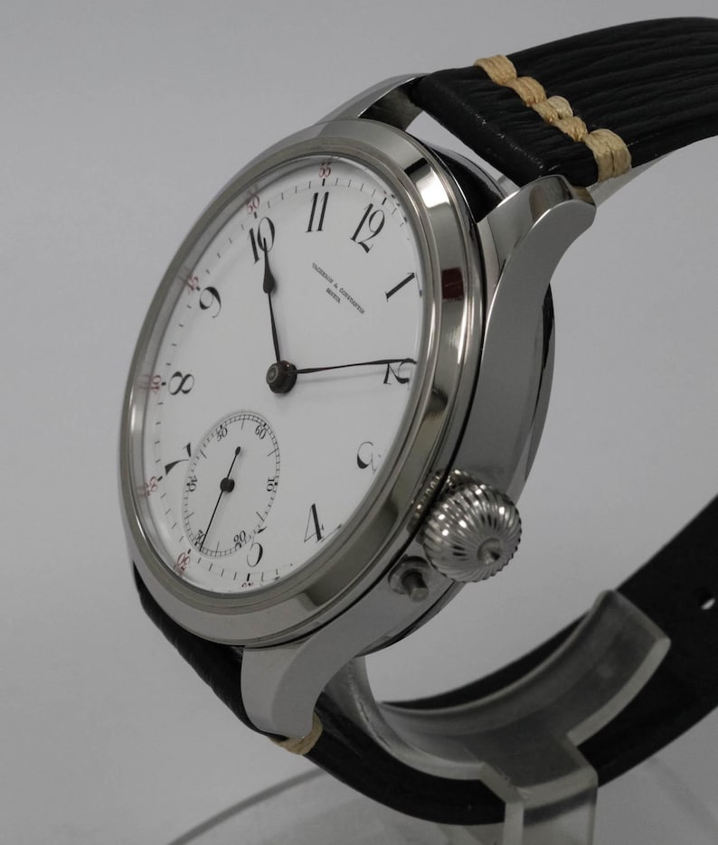 Geweldig herenhuwelijkshorloge met uurwerk Vacheron Constantin uit 1901 afbeelding 2