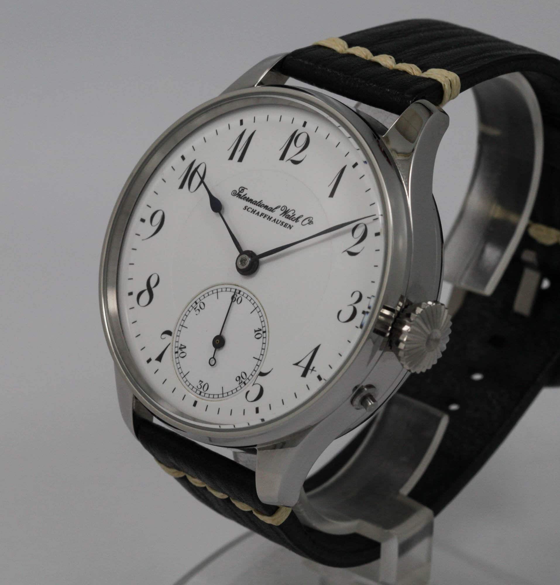 1914 IWC International Watch Schaffhausen Marriage watch 16 j movement Cal53H6