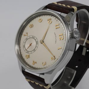 Hamilton Cal 945 (923) marriage men's watch Mechanical Movement, Metal Dial, Steel Case, Gift for Men's