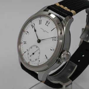 Geweldig herenhuwelijkshorloge met uurwerk Vacheron Constantin uit 1901 afbeelding 1