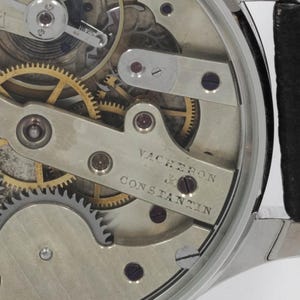Geweldig herenhuwelijkshorloge met uurwerk Vacheron Constantin uit 1901 afbeelding 8