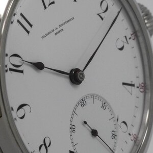 Geweldig herenhuwelijkshorloge met uurwerk Vacheron Constantin uit 1901 afbeelding 5