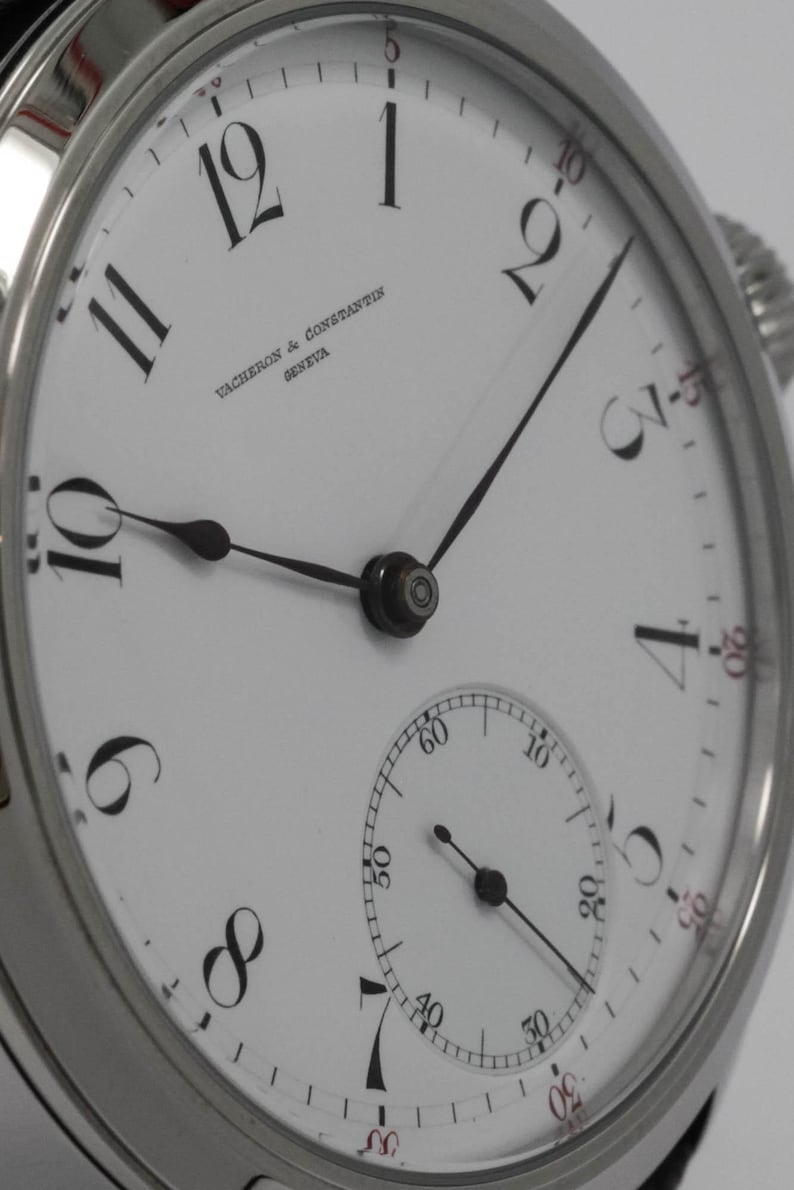 Geweldig herenhuwelijkshorloge met uurwerk Vacheron Constantin uit 1901 afbeelding 5