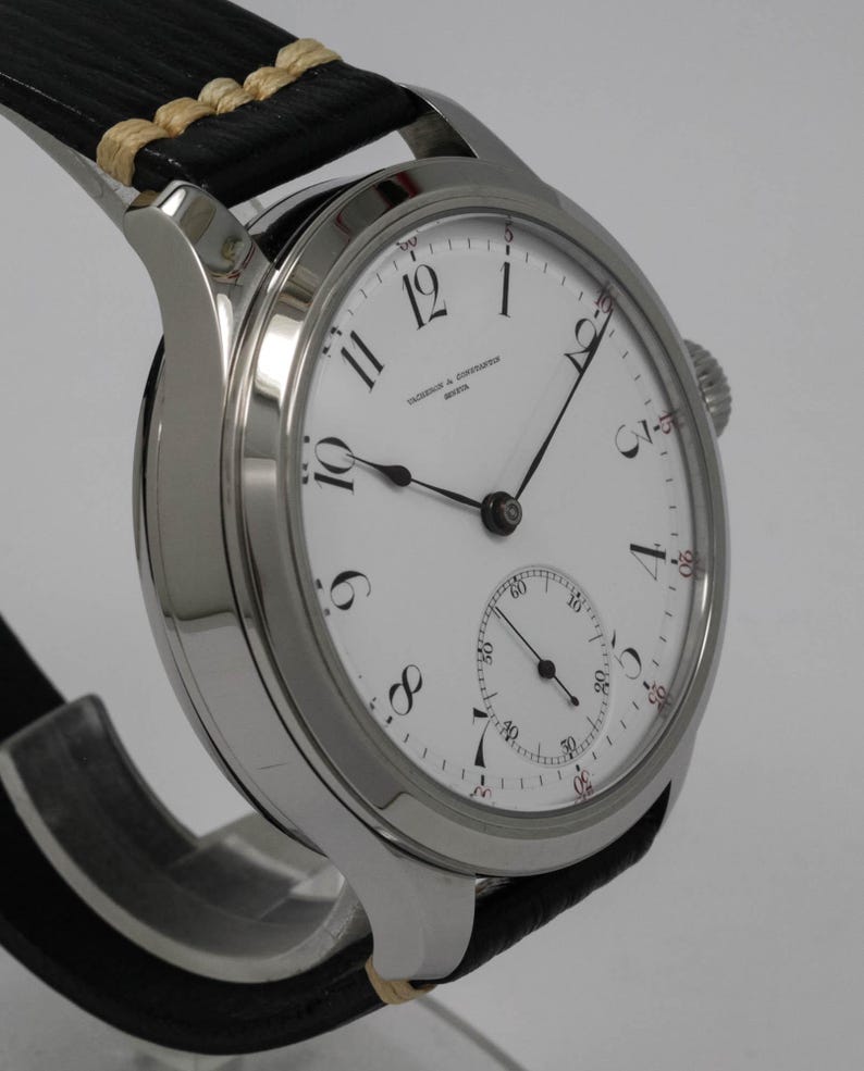 Geweldig herenhuwelijkshorloge met uurwerk Vacheron Constantin uit 1901 afbeelding 3