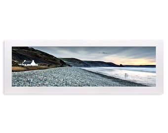 Pembrokeshire Coast Print, Newgale Beach on canvas, as a mounted print or paper print, wall art as a holiday gift or memento.