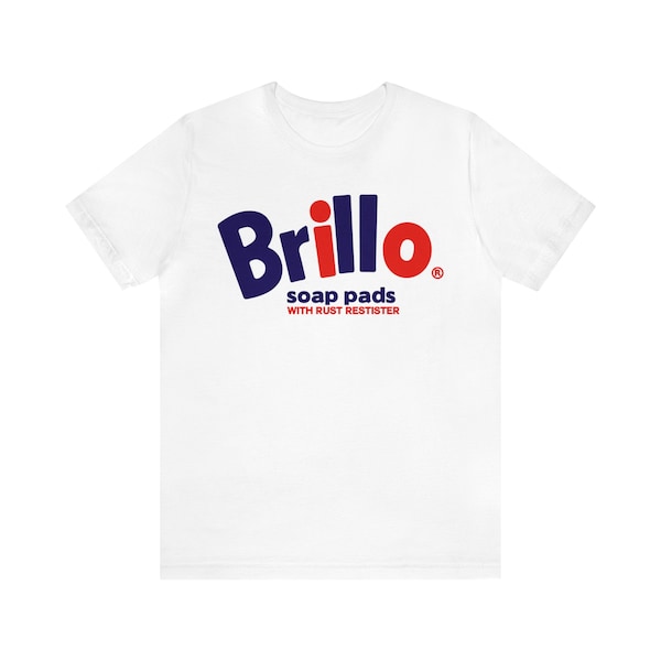 Brillo Soap Pads Andy Warhol Unisex Jersey Short Sleeve Tee