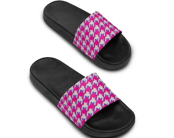 Sandalias de hombre con estampado pata de gallo estilo años 80, sandalias informales de verano, sandalias para piscina y playa, diseño original de Tom Dewar Primavera 2025