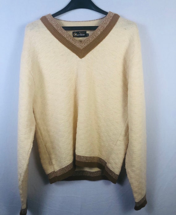 Jockey Sportswear V-Neck Sweater 60s/70s
