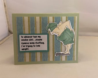 All occasion Weight issues greeting card