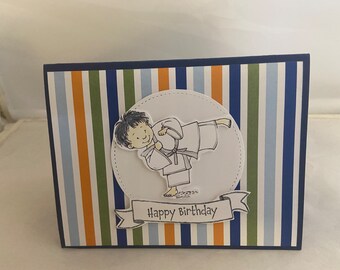 Karate Birthday Card