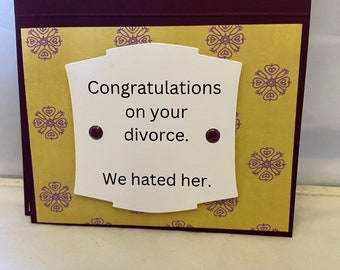 Divorce Support Card