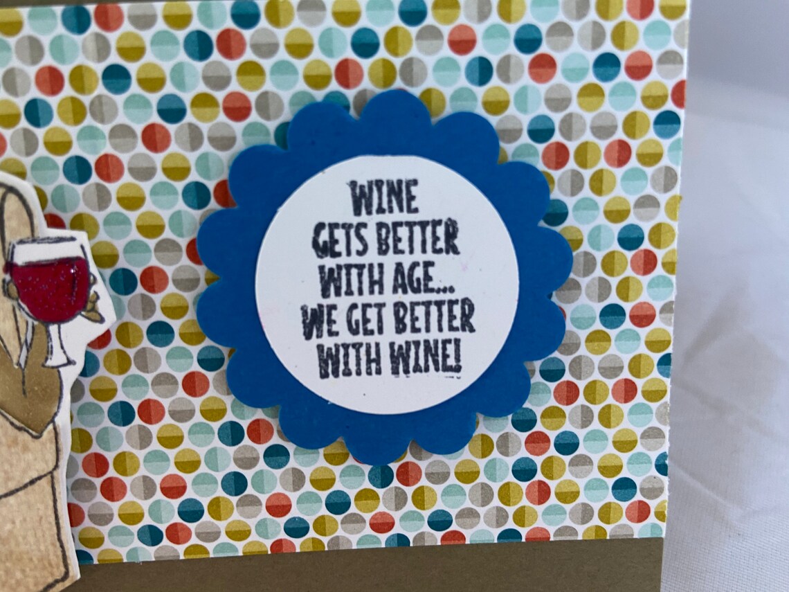 Wine Bucket List Greeting Card Etsy