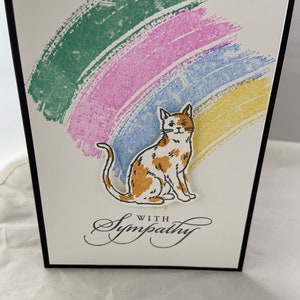 Cat Sympathy Card