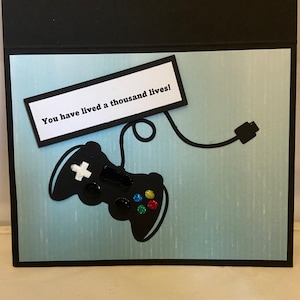 Gamer Geburtstagskarte