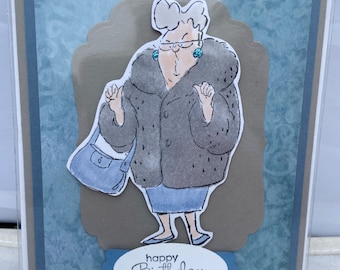 Funny Birthday Card - Bladder Control Issues