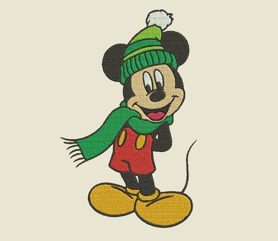 Mickey con un diseño de invierno - Etsy España