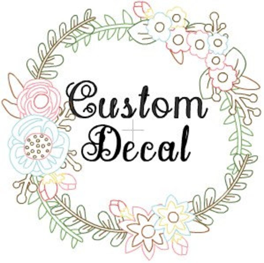 Custom Decals Etsy