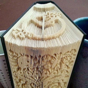 Groovy Mushroom Double Fold Book Folding Pattern