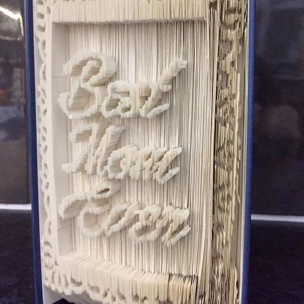 Best Mom Ever Combination Book Folding Pattern
