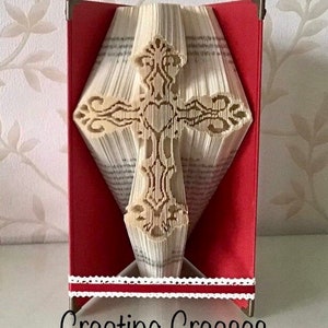 Ornate Cross Combination Book Folding Pattern