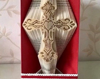 Ornate Cross Combination Book Folding Pattern