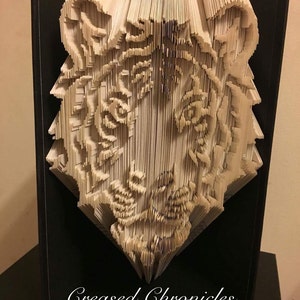 Fancy Tiger Book Folding Pattern