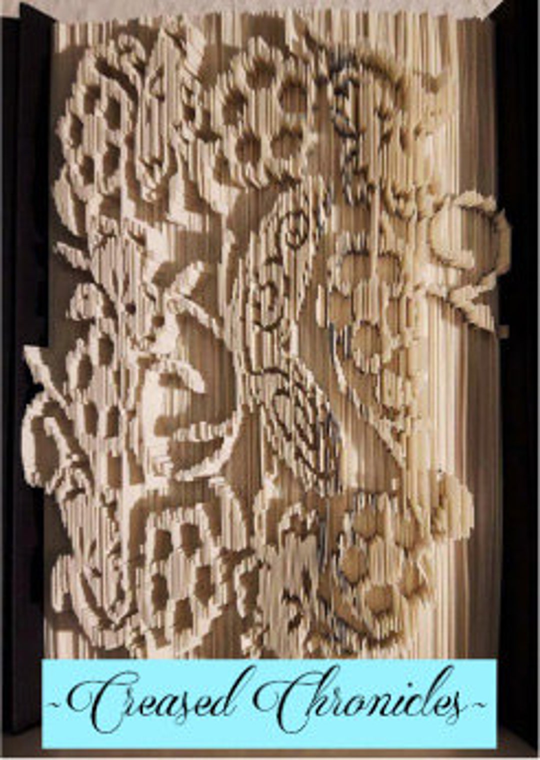 Butterfly and Flower Book Folding Pattern - Etsy