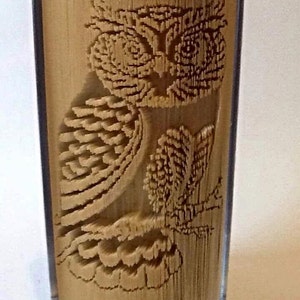 Owl Book Folding Pattern (Intricate)