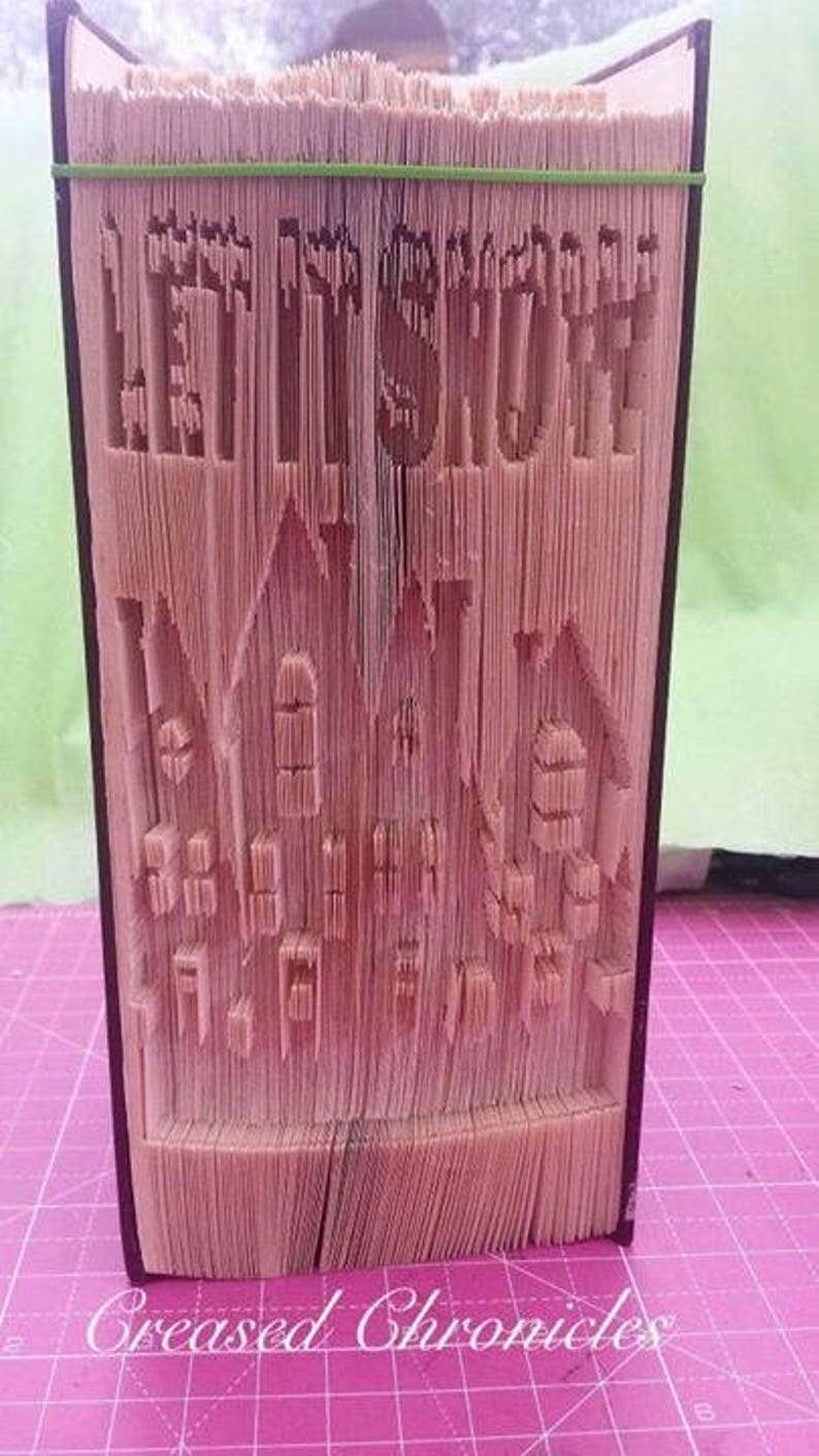 Double Fold Let It Snow Book Folding Pattern Etsy