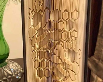 Honeycomb Bees Cut and Fold Book Folding Pattern