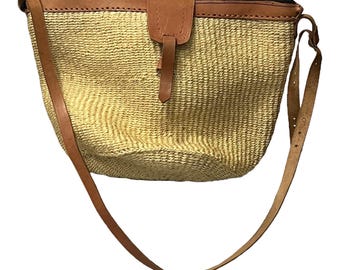 Cross Body Bag, Straw Bag