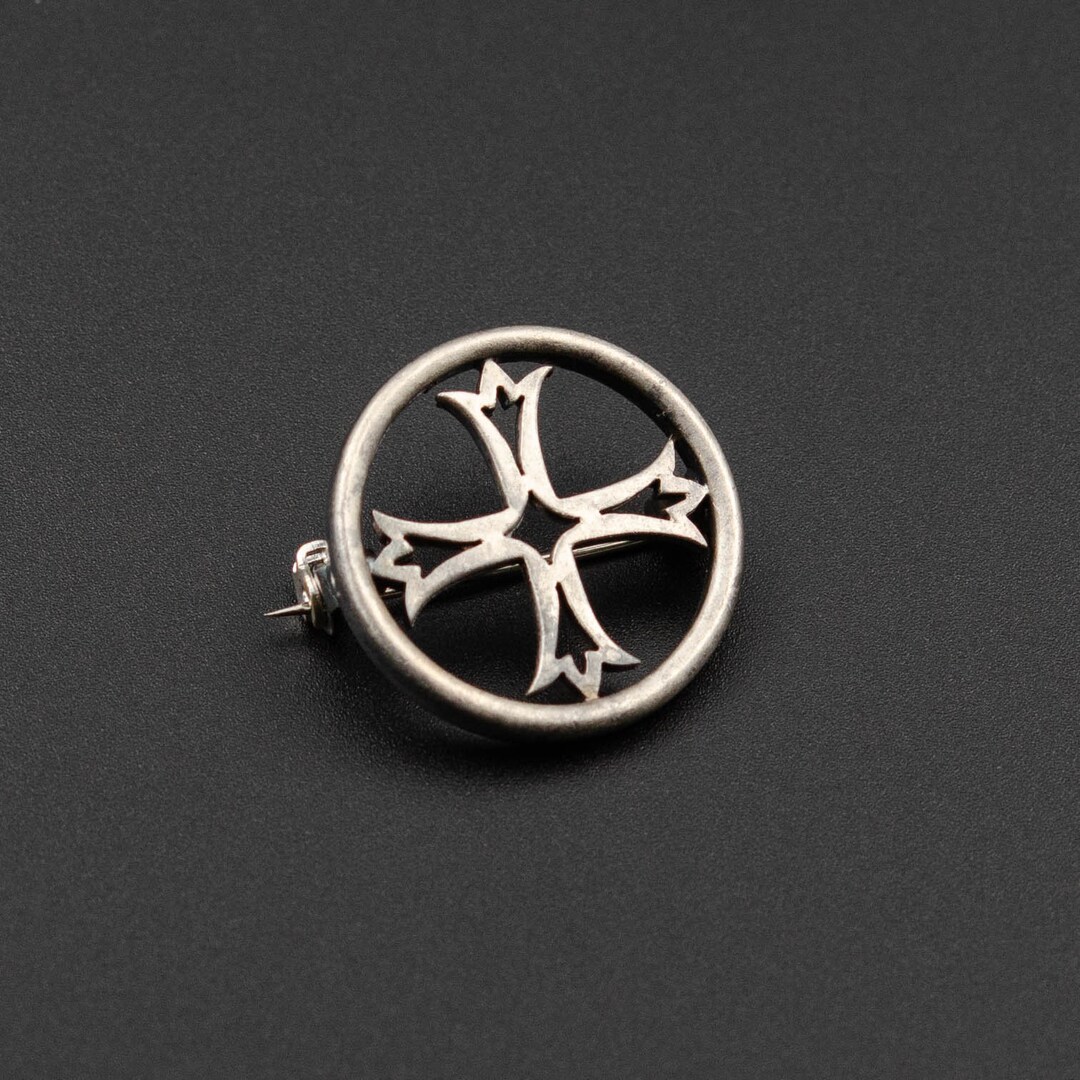 Vintage Patonce Christian Cross Lapel Pin, Religious Brooch, Godmother ...