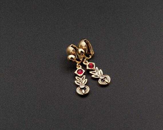 Tiny clip on earrings Xmas earrings Non pierced ea