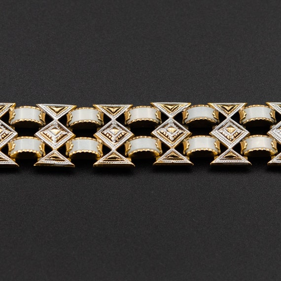 Chunky bracelet gold Damascene jewelry Spain weddi