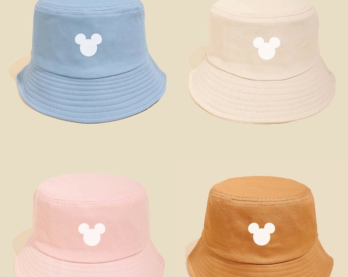 Mickey Bucket Hat Disney Bucket Hat 90s Disney Mickey Hats Etsy