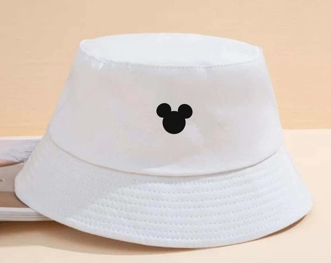Mickey Bucket Hat Disney Bucket Hat 90s Disney Mickey Hats Mickey Head