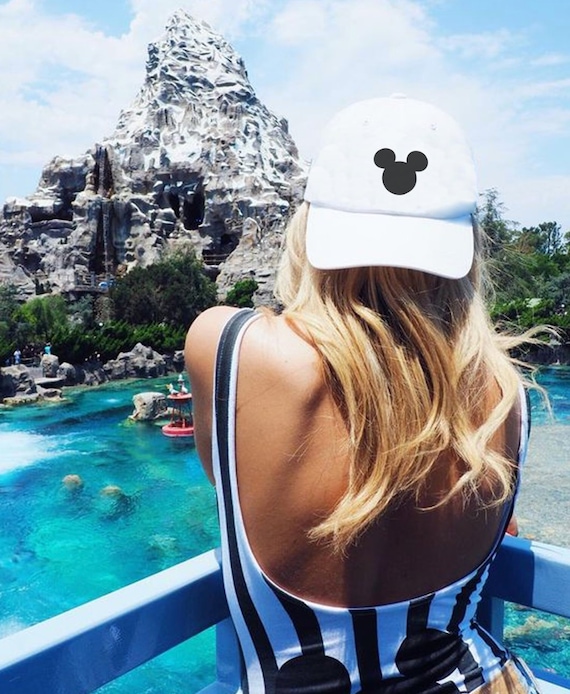 Embroidered Disney Mickey Head Dad Hats 
