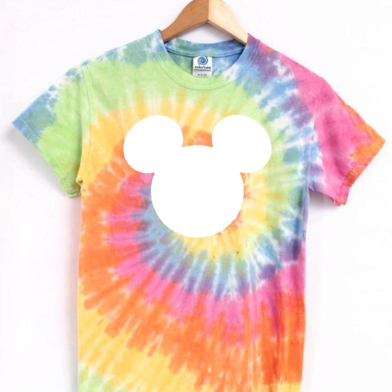 Tie Dye Mickey - Etsy