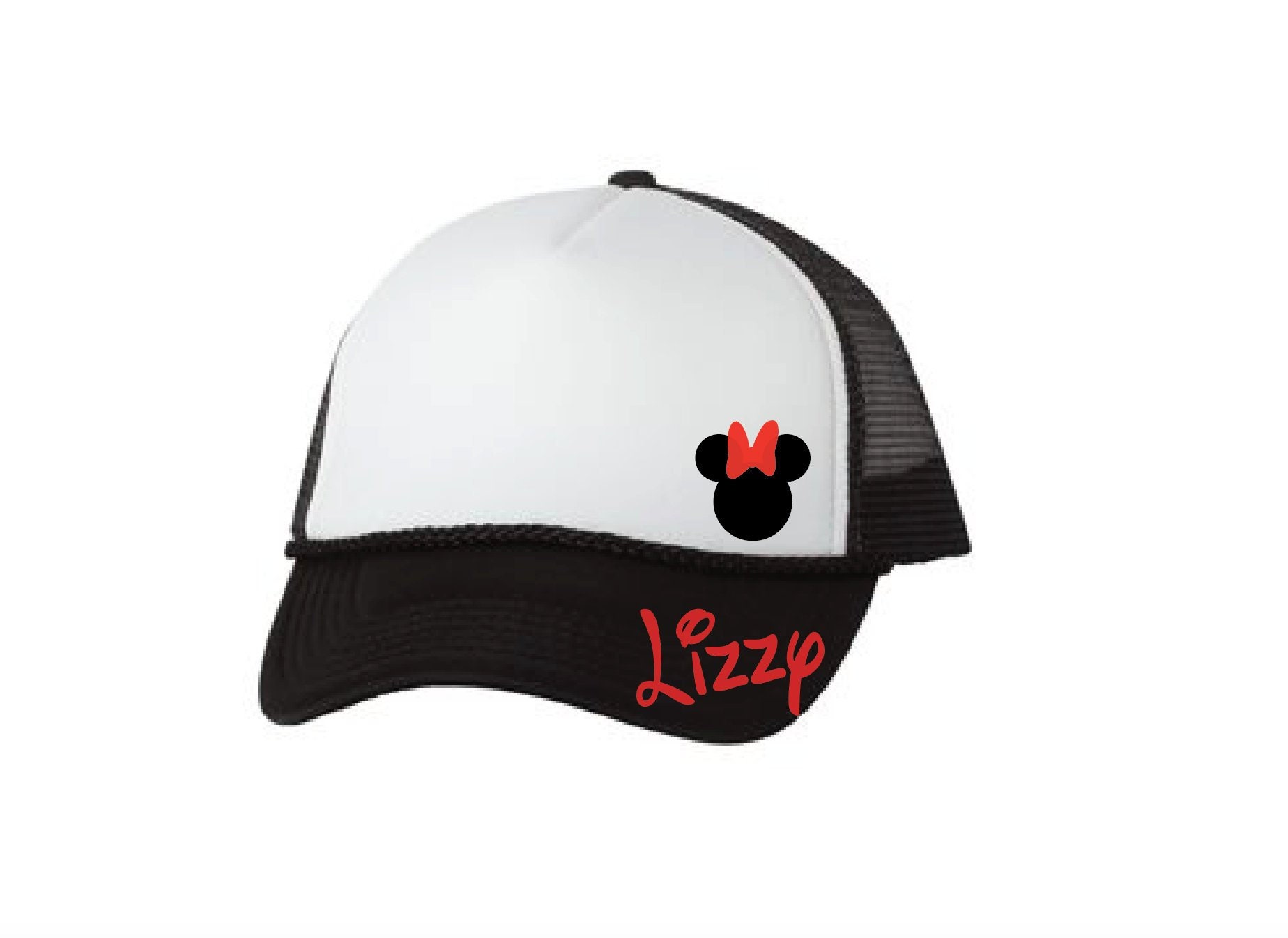 Disney Minnie Trucker Hats Mom and Son 