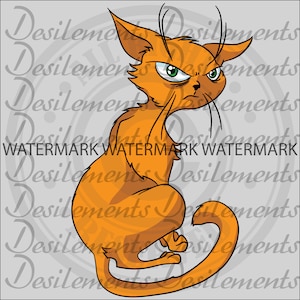 Cat Clip Art, Clipart, Commercial license, instant download, extended license, cartoon clipart, PNG digital art, license art, illustration