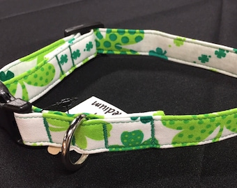 Medium, Shamrock Collar, 3/4" Buckle