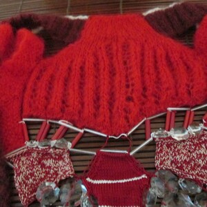 Veste en tricot faite à la main Jewelpièce unique image 7